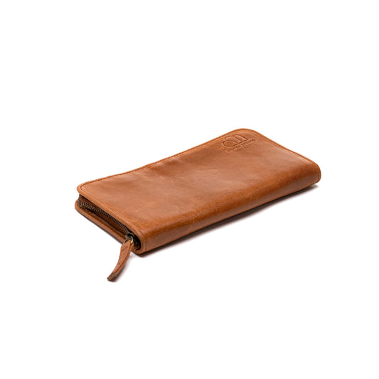Olivia Passport Wallet- Tan