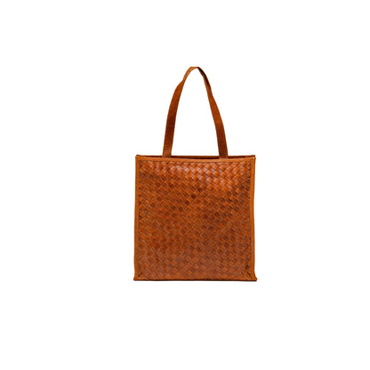 Abigail Large Tote- Tan