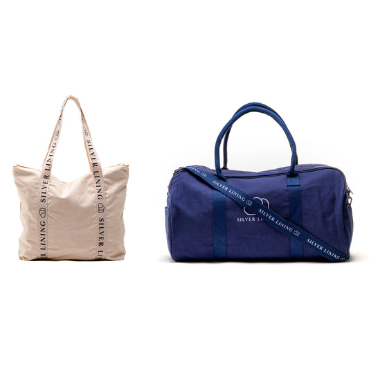 Classic Logo Tote and Duffle Bundle