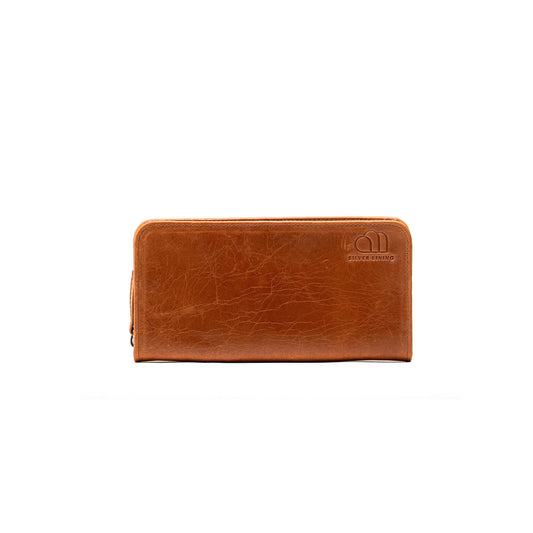 Olivia Passport Wallet- Tan